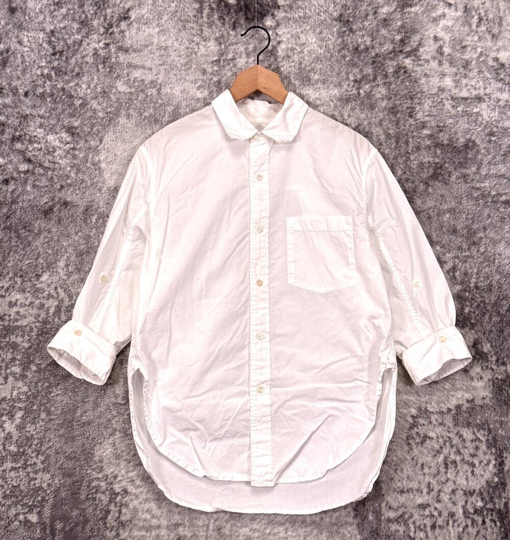 Citizens of Humanity Kayla Shirt XS Womens White Cotton Poplin